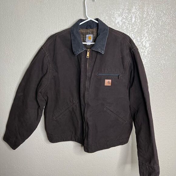 Carhartt Detroit Dark Brown Mexico Jacket XL - Picture 4 of 10